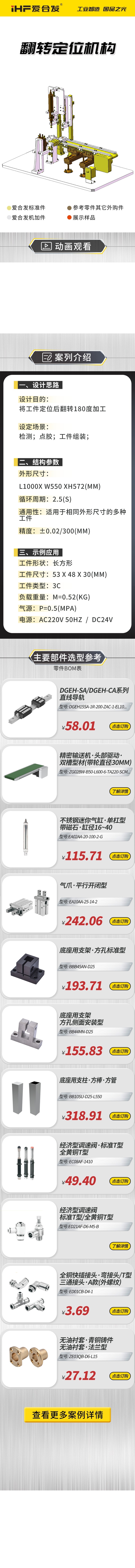 愛合發(fā)：案例介紹，翻轉(zhuǎn)定位機構(gòu)！